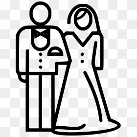 Bride And Groom - Bride And Groom Icon Png, Transparent Png - groom png