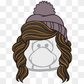 The Snow Day Clothing Icon Id - Club Penguin Wig Hair, HD Png Download - clothes icon png