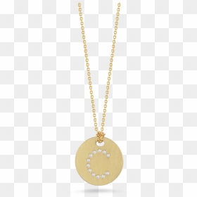Yükle 18 K Italian Gold Disc Pendant Is Inscribed With - Chain, HD Png Download - rapper chain png