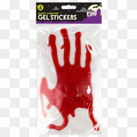 Halloween Bloody Hands Gel Window Stickers - Blood Hands Halloween, HD Png Download - bloody hands png