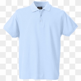 Mens Baby Blue Polo Shirt, HD Png Download - polo shirt png