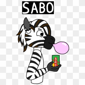 Fruit Stripe Sabo V2 - Cartoon, HD Png Download - zebra stripes png