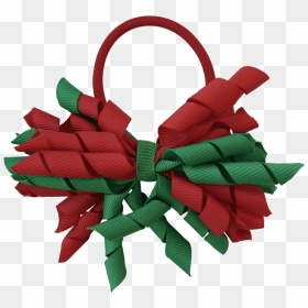 Wreath, HD Png Download - green christmas ribbon png