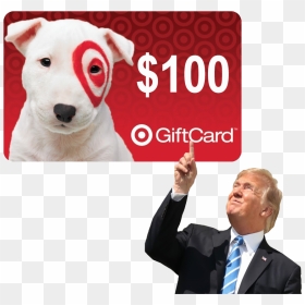 Trump $100 Target Gift Card - $100 Target Gift Card, HD Png Download - target gift card png