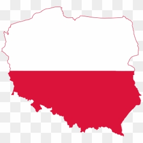 Poland Map And Flag, HD Png Download - flag vector png