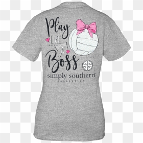 Youth "play Like A Boss - Simply Southern Shirts Short Sleeve, HD Png Download - like a boss png