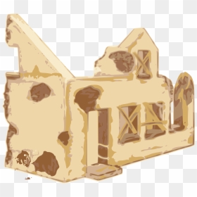 Destroyed House Png, Png Download - Ruined House Clipart, Transparent Png - home clipart png