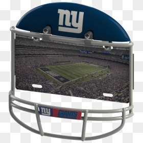 New York Giants Helmet Frame Metal Stadium Photo - Logos And Uniforms Of The New York Giants, HD Png Download - ny giants png