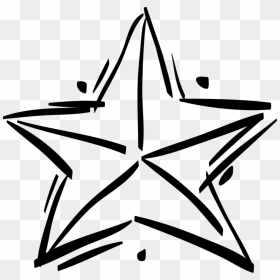 Vector Illustration Of Festive Season Christmas Star - Star Drawing Vector Png, Transparent Png - star line png
