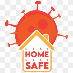 Stay Safe Png Clipart - Stay Home Logo Corona, Transparent Png - home clipart png