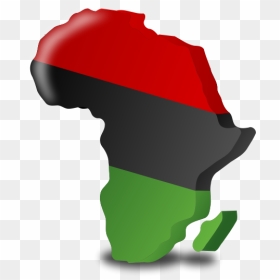 The Pan-african Flag Vector Graphics - Continent Of Africa Clipart, HD Png Download - flag vector png