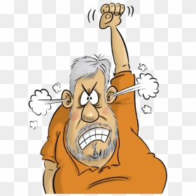 Grumpy Old Man Clip Art, HD Png Download - angry old man png