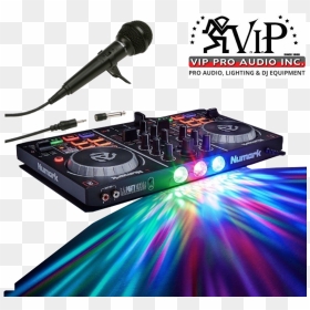 Transparent Dj Turntables Png - Numark Party Mix Dj Controller, Png Download - dj turntables png