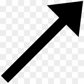 Arrow Pointing Diagonally Up , Png Download - Arrow Pointing North East, Transparent Png - arrow pointing up png