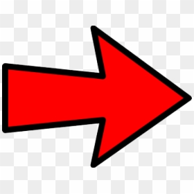 Arrow Right Icon Red Png, Transparent Png - bent arrow png