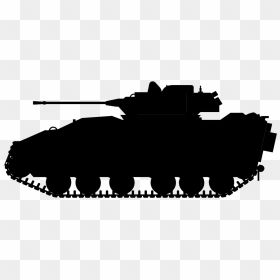 Military Clipart Army Tank - Army Tank Silhouette Png, Transparent Png - army tank png