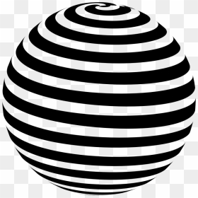 3d Spiral Sphere - Spiral Sphere Png, Transparent Png - white sphere png