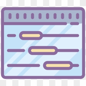 Vertical Vector Timeline - Timeline Chart Icon, HD Png Download - timeline icon png