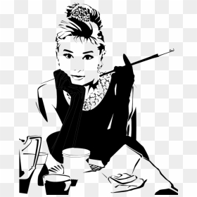 Click And Drag To Re-position The Image, If Desired - Breakfast At Tiffany Png, Transparent Png - audrey hepburn png