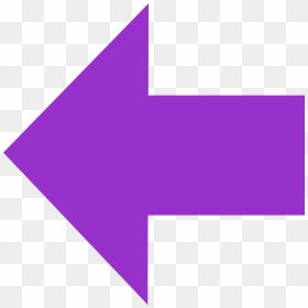 Purple Arrow Pointing Left, HD Png Download - arrow pointing up png