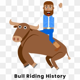 Cartoon, HD Png Download - bull riding png
