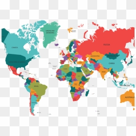 World Map, HD Png Download - mapamundi png