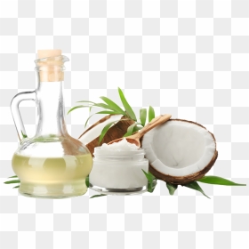 Coconut Oil White Background, HD Png Download - coconut oil png