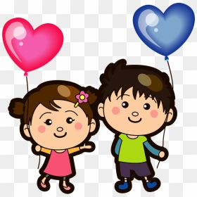 Brother Sister Balloon Clipart - Menino E Menina Png, Transparent Png - brother sister png