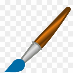 Blue Paint Brush And Can Png Icons - Ms Paint Pencil Tool, Transparent Png - paint border png