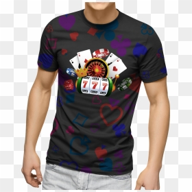 Gymnast Dad Shirt, HD Png Download - casino cards png