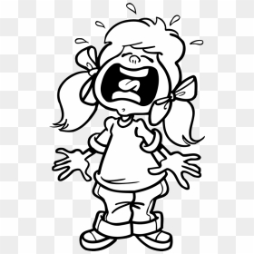 Thumb Image - Cry Black And White, HD Png Download - kid crying png