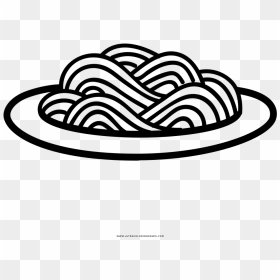 Spaghetti Coloring Page - Dibujos De Pastas Para Colorear, HD Png Download - flying spaghetti monster png