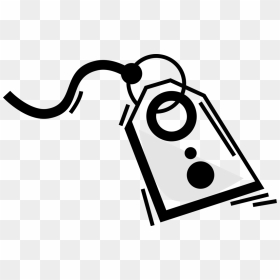 Svg Black And White Merchandise Tag Image Illustration, HD Png Download - white tag png