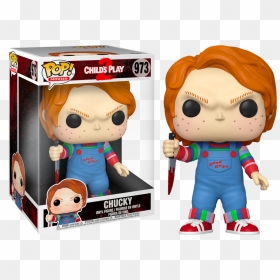 Child"s Play - Chucky - Funko Pop Heroes Dc 10 Joker, HD Png Download - chucky doll png