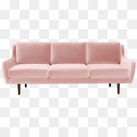 Pink Couch Png - Article Pink Velvet Couch, Transparent Png - couch potato png