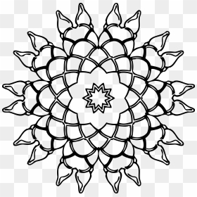 Design Clipart Islamic - Abstract Symmetrical Drawing, HD Png Download - simple abstract design png