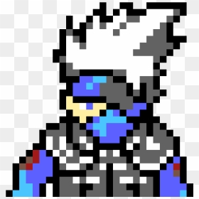 Kakashi Minecraft Pixel Art, HD Png Download - kakashi hatake png