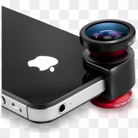 3 In1 Photolens Kit For Iphone 5 - Fish Eye Lens Iphone, HD Png Download - iphone 4s png
