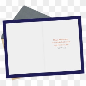 Foil Letters Anniversary Card For Brother And Sister - Paper, HD Png Download - brother and sister png