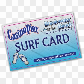 Casino Pier Breakwater Beach Surf Card - Casino Pier, HD Png Download - casino cards png