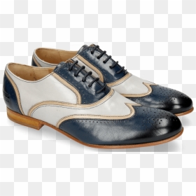 Oxford Shoes Sally 38 Salerno Navy Light Grey Binding - Leather, HD Png Download - dance shoes png