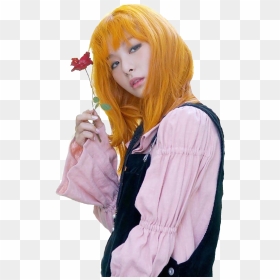 Transparent Red Velvet Wendy Png - Seulgi Orange Hair, Png Download - wendy png
