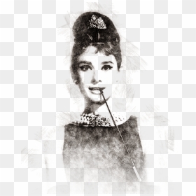 Transparent Breakfast At Tiffany S Clipart - Audrey Hepburn 1920s, HD Png Download - audrey hepburn png