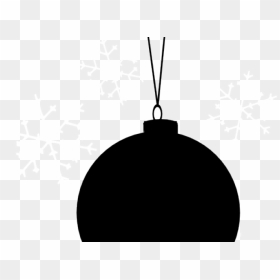 Silhouettes Clipart Ornament - Sphere, HD Png Download - white sphere png
