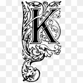 Transparent K Fancy - Fancy Letter K Designs, HD Png Download - fancy line designs png