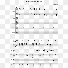 Transparent Brother And Sister Png - Despacito Sheet Music Trumpet, Png Download - brother and sister png