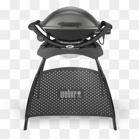 Weber® Q 2400 Electric Grill With Stand View - Weber Q2000, HD Png Download - grilling png