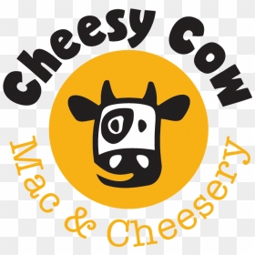 Cheesycow Official Black Small - Cheesy Cow Logo, HD Png Download - mac n cheese png