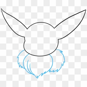 How To Draw Eevee From Pokémon - Eevee Drawing Easy, HD Png Download - evee png