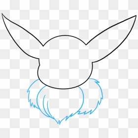 How To Draw Eevee From Pokémon - Eevee Drawing Easy, HD Png Download - evee png